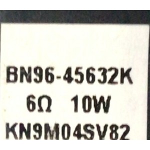 KIT DE BOCINAS PARA TV SAMSUNG ( 2 PZ ) / NUMERO DE PARTE BN96-45632K / BN63-17539A / BN63-17522A / COVER-SPK-TOP-LEFT / BN9645632K / 45632K / PANEL CY-NN055HGHV3H MODELO UN55RU7100FXZA CA03